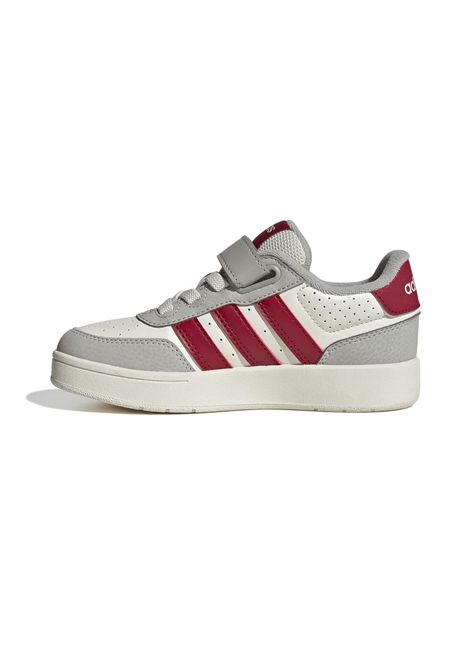 Scarpe Adidas Breakbase Bianco Grigio Rosso Bambini ADIDAS CORE | Sneakers | KJ9594-